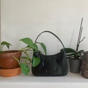 Black shoulder bag / baguette bag